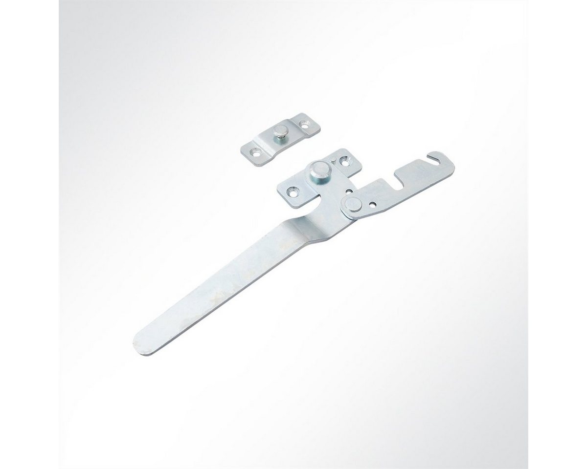 LYSEL® Türriegel Hebelspannverschluss zum Umklappen mit Gegenhalter verzinkt, (1-tlg) von LYSEL®