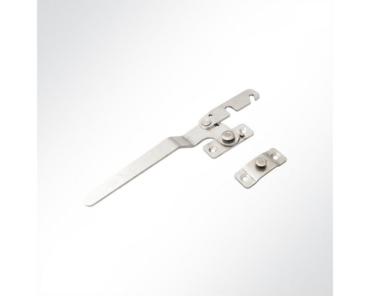 LYSEL® Türriegel Hebelspannverschluss zum Umklappen mit Gegenhalter Edelstahl, (1-tlg) von LYSEL®