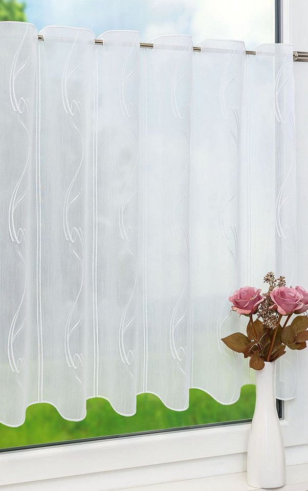 LYSEL® Scheibengardine Lena, (1 St), transparent, HxB 50x64cm von LYSEL®