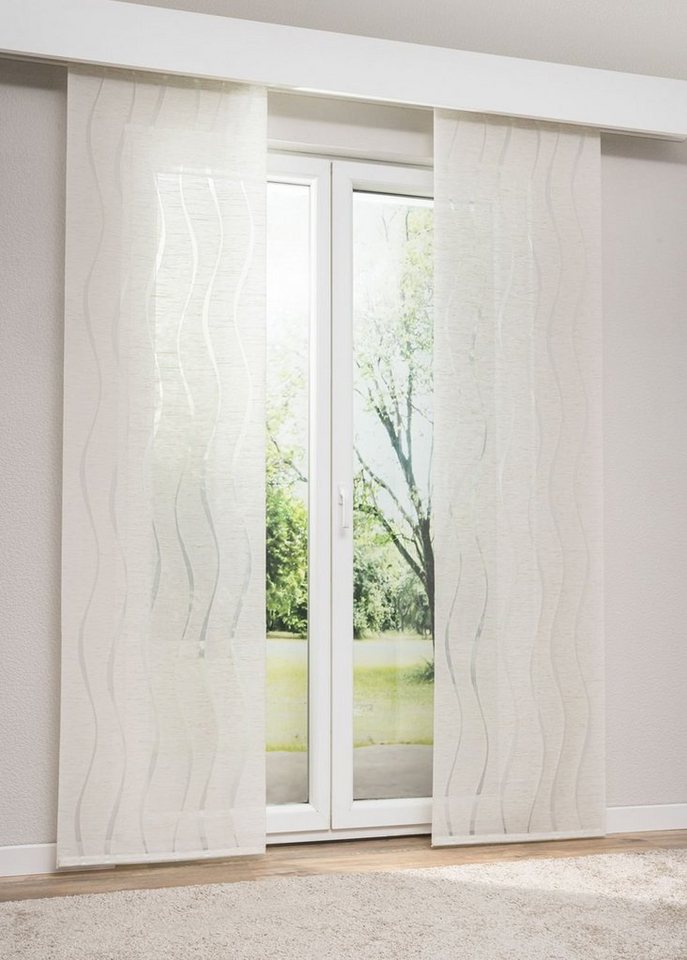 Schiebegardine Ambilobe, LYSEL®, (1 St), halbtransparent, HxB 245x60cm von LYSEL®