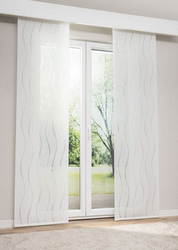 Schiebegardine Ambilobe, LYSEL®, (1 St), halbtransparent, HxB 245x60cm von LYSEL®