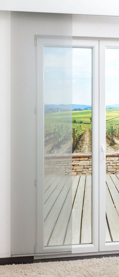 LYSEL® Schiebegardine Basis (1 St), transparent, HxB 245x60cm von LYSEL®