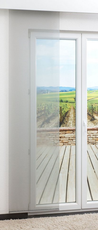 LYSEL® Schiebegardine Basis (1 St), transparent, HxB 245x60cm von LYSEL®