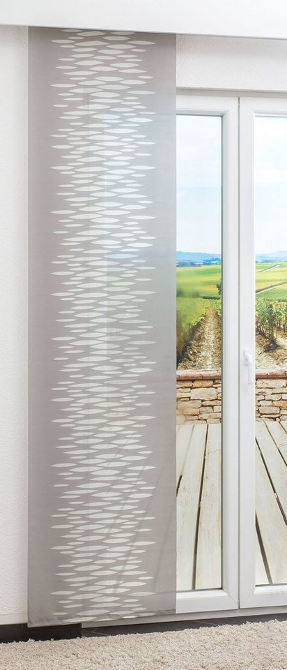 LYSEL® Schiebegardine Ministeps (1 St), transparent, HxB 245x60cm von LYSEL®