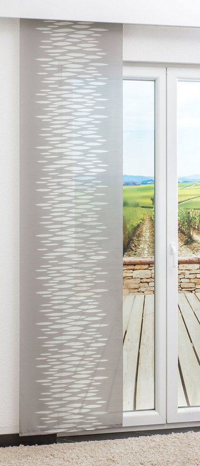 LYSEL® Schiebegardine Ministeps (1 St), transparent, HxB 245x60cm von LYSEL®