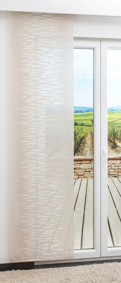 LYSEL® Schiebegardine Ministeps (1 St), transparent, HxB 245x60cm von LYSEL®