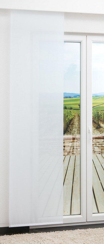 LYSEL® Schiebegardine Small Stripes (1 St), transparent, HxB 245x60cm von LYSEL®