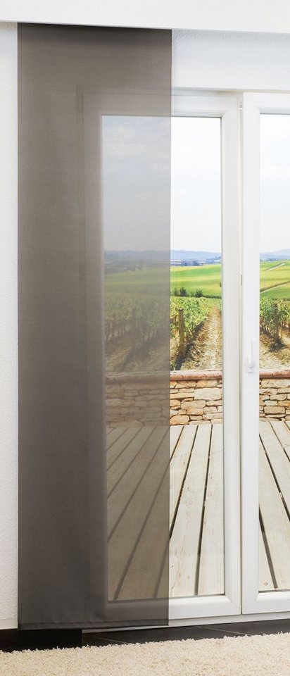 LYSEL® Schiebegardine Tinge (1 St), transparent, HxB 245x60cm von LYSEL®