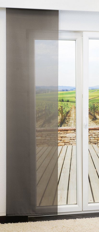 LYSEL® Schiebegardine Tinge (1 St), transparent, HxB 245x60cm von LYSEL®