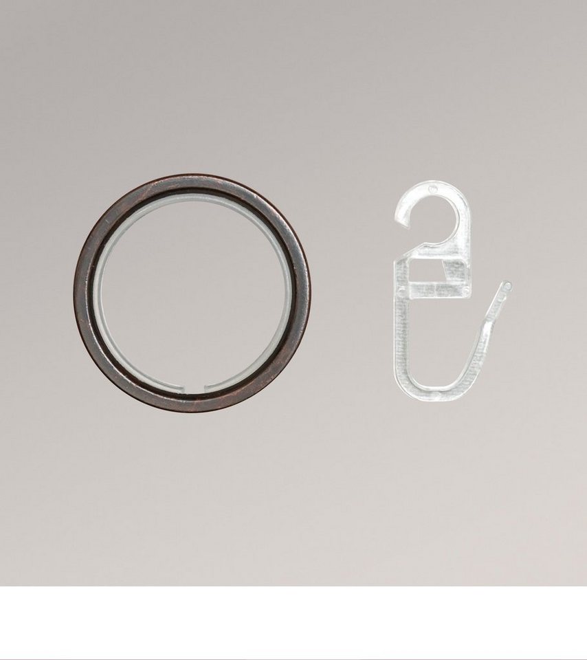 Sichtschutzbefestigung Gardinenringe m. Gleiteinlage für 20mm, LYSEL®, (1-tlg) von LYSEL®