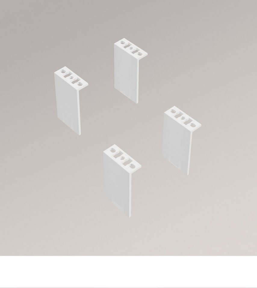Sichtschutzbefestigung SET - Stick & Fix Front", LYSEL®, (1-tlg), HxB 50x32mm" von LYSEL®