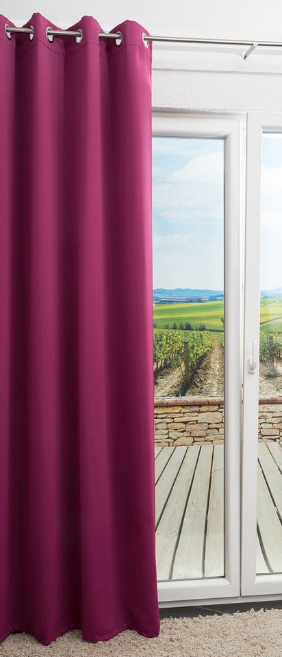 LYSEL® Verdunkelungsvorhang Abelina (1 St), abdunkelnd, HxB 245x140cm von LYSEL®