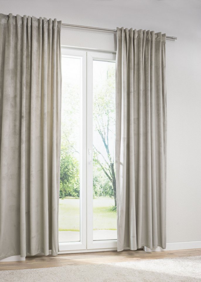 LYSEL® Verdunkelungsvorhang Zugbandschal Prentiss (1 St), abdunkelnd, HxB 245x135cm von LYSEL®