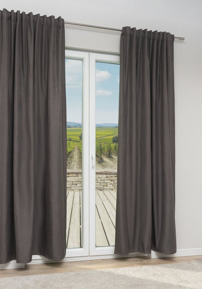 LYSEL® Verdunkelungsvorhang Zugbandschal Thermoka Verdunklung (1 St), abdunkelnd, HxB 175x135cm von LYSEL®