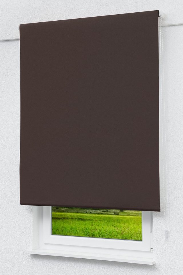 Verdunklungsrollo Verdunkelungsrollo Dunkelbraun, LYSEL®, abdunkelnd, HxB 190x82.5cm von LYSEL®