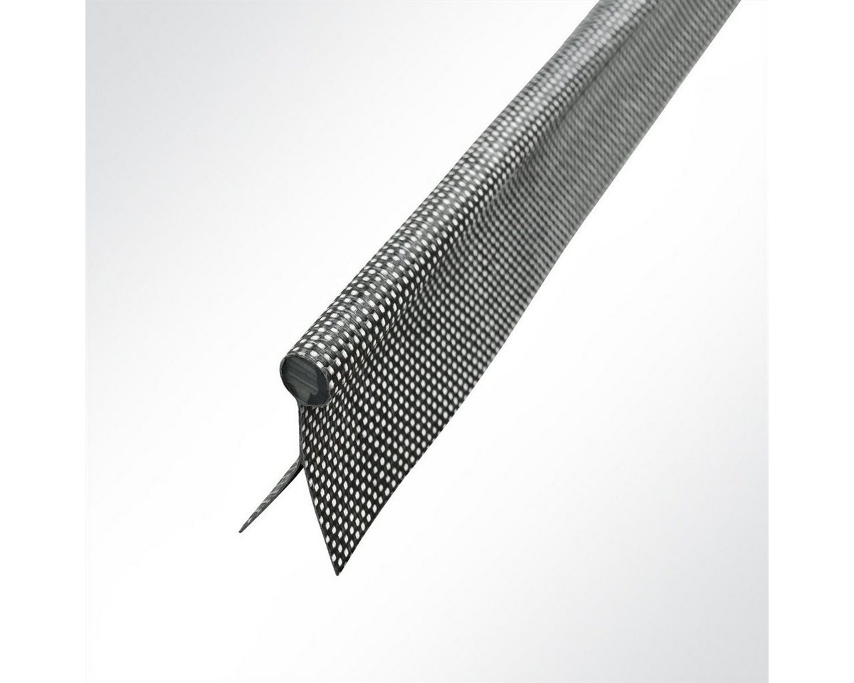 Versteifungsband Zeltkeder doppelfahnig 7,5mm anthrazitgrau, LYSEL®, (1-St) von LYSEL®