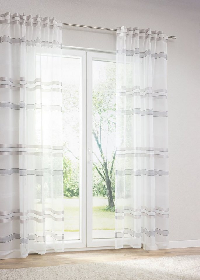 Vorhang Zugbandschal Cremona, LYSEL®, (1 St), transparent, HxB 245x135cm von LYSEL®