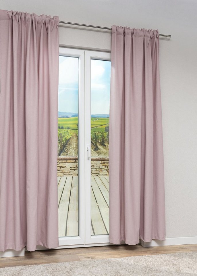 LYSEL® Vorhang Zugbandschal Tonina, (1 St), blickdicht, HxB 245x142cm von LYSEL®