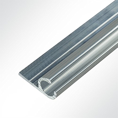 LYSEL® Kederschiene Kederleiste Kederprofil 15x30mm pressblank 3m 45° Ø10mm für Keder 6-9mm von LYSEL