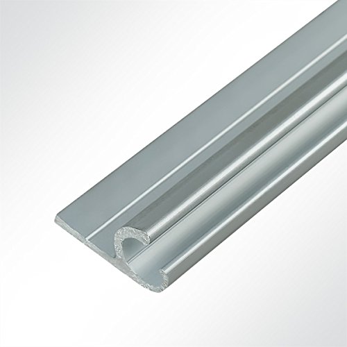 LYSEL® Kederschiene Kederleiste Kederprofil 15x30mm eloxiert 1m 45° Grau Ø10mm für Keder 6-9mm von LYSEL