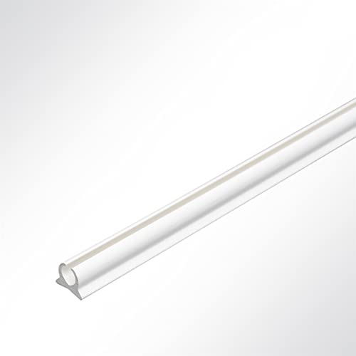 LYSEL® Kederschiene Kederleiste Kederprofil Kunststoff Elfenbein 90° Länge 2m für Keder 5,5-7,5mm von LYSEL