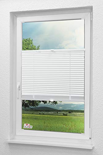 LYSEL Alujalousie 20mm verspannt (B x H) 80cm * 130cm in weiß, frei verschiebbar von LYSEL