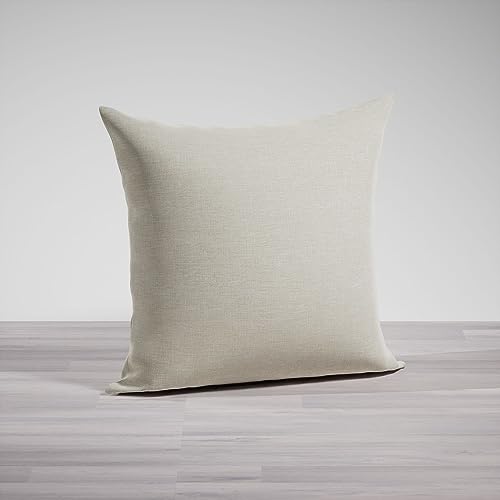 LYSEL Kissen Natur Sofara 38x38cm, Synthetisches Mischgewebe Dekokissen #1W von LYSEL