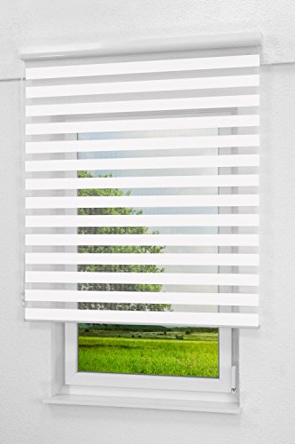 LYSEL Outlet Doppelrollo Kassette Weiß, (B x H) 70cm x 175cm in weiß von LYSEL