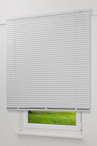 LYSEL Qualitätsalujalousie 25mm in Reinweiß in den Maßen (B x H) 80cm * 130cm von LYSEL