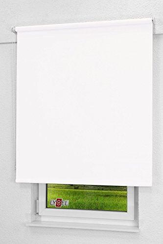LYSEL - Qualitätsrollo abdunkelnd weiß, (B x H) 143cm x 275cm in weiß von LYSEL
