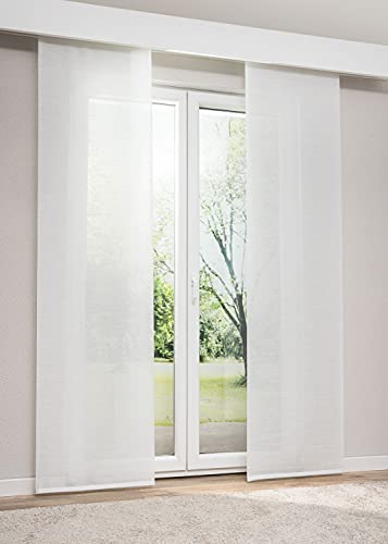 LYSEL Schiebegardine Manakara in Rohweiß, in der Größe (BxH) 60cm x 245cm von LYSEL