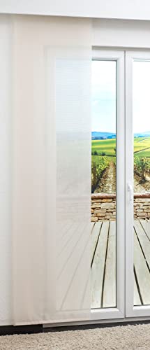 LYSEL Schiebegardine Small Stripes transparent in den Maßen 245 cm x 60 cm von LYSEL