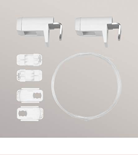 LYSEL Zubehör Set Pendelsicherung zum Klemmen aus Kunststoff/Metall - in weiß - B 20mm H 30mm von LYSEL