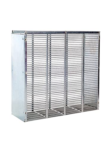 LYSON Bannwabentasche Deutsch Normal Mass für 3 Rähmchen mit Deckel verzinkt Innenmaße 374x119x218 Metallisolator von LYSON