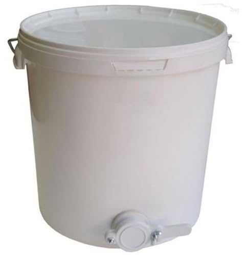 LYSON Honig Abfüllbehälter 17,7L Abfüllkübel Abfülleimer mit Kunstoff Honigernte Schleudern Hobbock Imkereibedarf Imkerzubehör Imkerei Bienen mit Deckel von LYSON