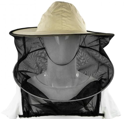 LYSON Imkerhut mit Schleier Moskitonetz Hut Unisex-Erwachsene Bienen Schleier Hut Professionelle Bienenschutz Bienenanzug mit Reißverschluss Bee Keepers von LYSON