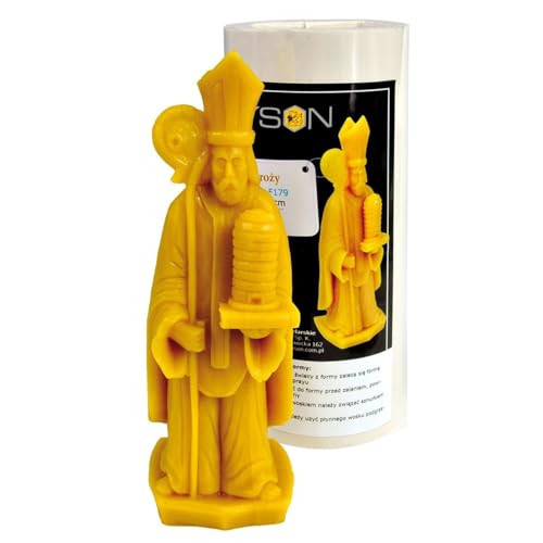 LYSON Kerzengießform Silikonform - Ambrose 21cm für Bienenwachskerzen, Aromatherapie Kerzen, 3D Kerzenherstellung, Wiederverwendbare Geschenkidee von LYSON