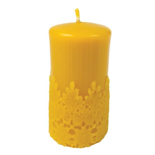 LYSON Kerzengießform Silikonform Großer Zylinder mit Spitze Höhe 12 cm Kerzenform für Sojawachs Bienenwachs Gips Seifer Aromatherapie 3D Kerzenherstellung Bienenwachskerzen Geschenkidee von LYSON