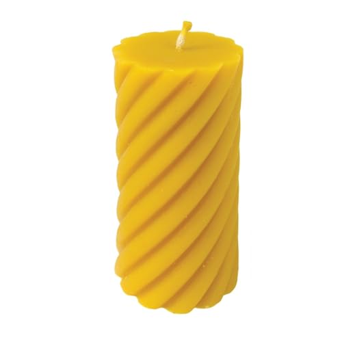 LYSON Kerzengießform Silikonform Walze Spiralwalze 13,5 cm hoch für Bienenenwachskerzen Giessform zur Kerzenherstellung Bienenwachskerzen gießen Geschenkidee von LYSON