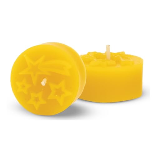 LYSON Kerzengießform Silikonform Teelicht Stern von Bethlehem Höhe 1,8 cm Silikon Kerzenform für Sojawachs Bienenwachs Gips Seifer Aromatherapie Kerzenherstellung Bienenwachskerzen Geschenkidee von LYSON