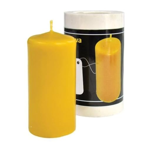 LYSON Kerzengießform Silikonform Walze der Glatte Pfahl Höhe 9 cm für Bienenenwachskerzen Giessform zur Kerzenherstellung Bienenwachskerzen gießen Geschenkidee von LYSON