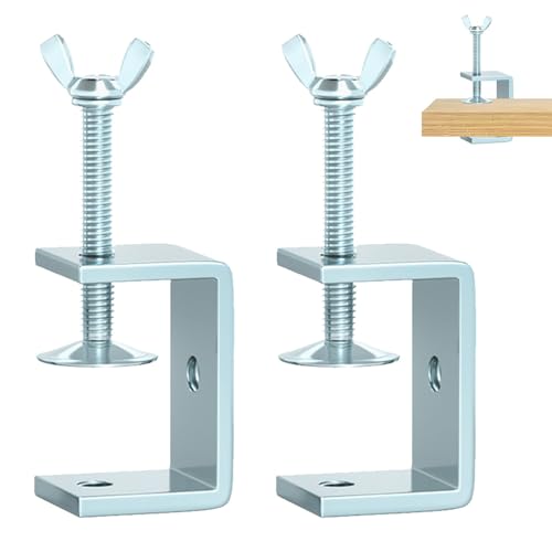 2 Stück C-Klammern, Schwere C-Klammern, Verstellbarer Bereich 15–58 mm für DIY-Holzarbeiten und Schweißen von LYSPBAO