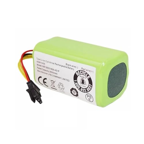 14,4 V, 3500 MAh, Kompatibel Mit Cecotec, 1290 1390 1490 1590 Staubsauger, Kompatibel Mit Genio Deluxe, 370 Gutrend Echo 520 Akkupack(3500mAh) von LYTSSAQQO