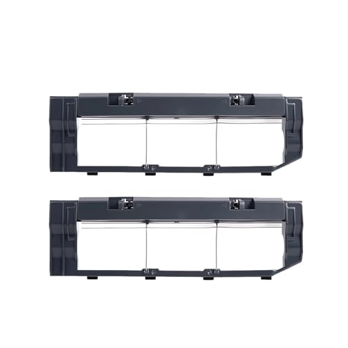 Hauptbürstenabdeckung, Kompatibel Mit Roborock, S5 S50 S51 S55 S6 S5 Max S6 MaxV S6 Pure Zubehör, Starke Abdeckung, Ersatzteil(2PC black) von LYTSSAQQO