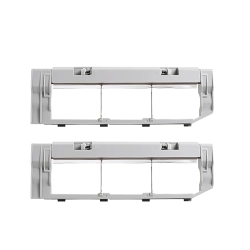 Hauptbürstenabdeckung, Kompatibel Mit Roborock, S5 S50 S51 S55 S6 S5 Max S6 MaxV S6 Pure Zubehör, Starke Abdeckung, Ersatzteil(2PC grey) von LYTSSAQQO