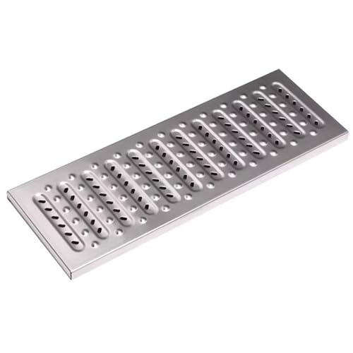 Gitterrost aus Edelstahl 304, Lichtschachtabdeckung 2 Tonnen Tragkraft, für Küche, Bad, Garage und Außenbereich(35cm/14in) von LYUCAYHQ
