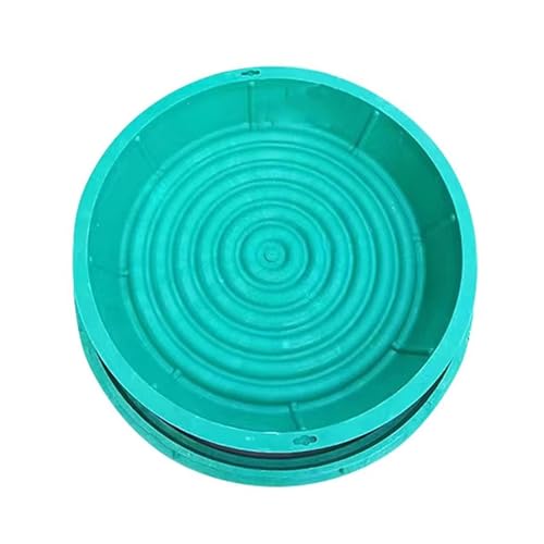 Gullideckel aus Verbundharz, Robuste Grüne Inspektion Schachtabdeckung, 12 Cm Tief, Schachtabdeckung für Rasen, Garten und Außenbereich(70cm/28in) von LYUCAYHQ