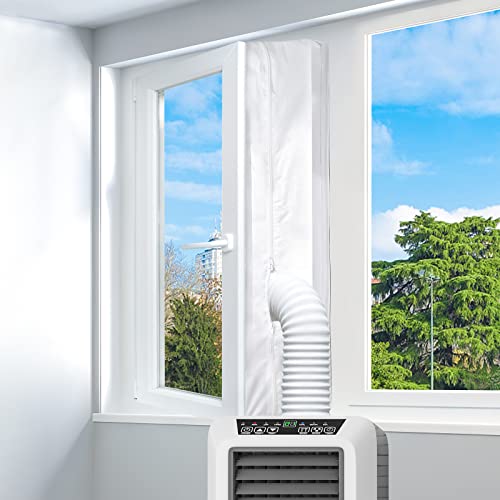 LYUNIT 300CM Fensterabdichtung für Mobile Klimageräte, Klimaanlagen, Wäschetrockner, Ablufttrockner, Hot Air Stop zum Anbringen an Fenster, Dachfenster, Flügelfenster Klimaanlage von LYUNIT