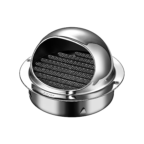 Drehen Sie den Schornstein aus Edelstahl, 304 Edelstahlhaube Anti-Downdraught-Kaminhaube, Dunstabzugshaube Auspuffrohr Schornstein Regenkappe(160mm/6.3in) von LYVQZPWLR