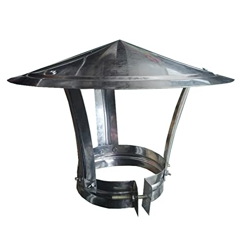 Drehen Sie den Schornstein aus Edelstahl, Edelstahl-Schornsteinabdeckung, Eisen-Regenkappe, Außenkaminabdeckung(13cm(5.12in)) von LYVQZPWLR